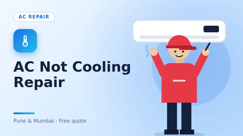 AC Not Cooling Repair in Pune