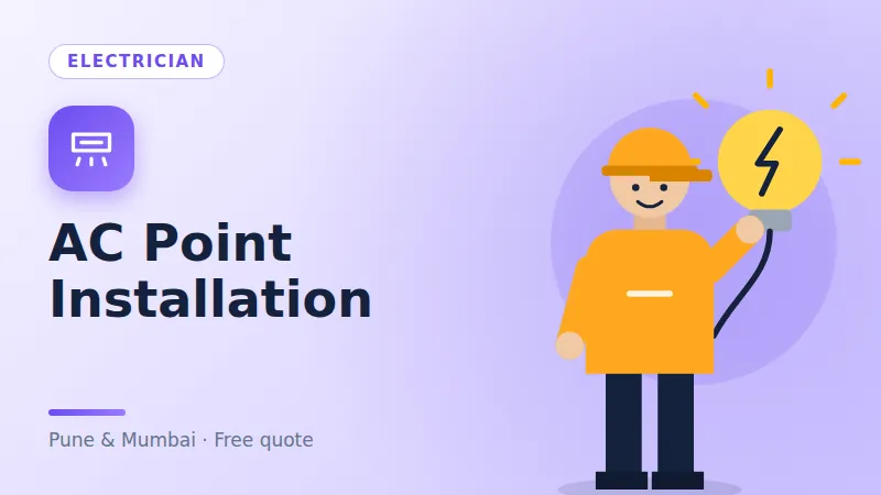 AC Point Installation in Pune