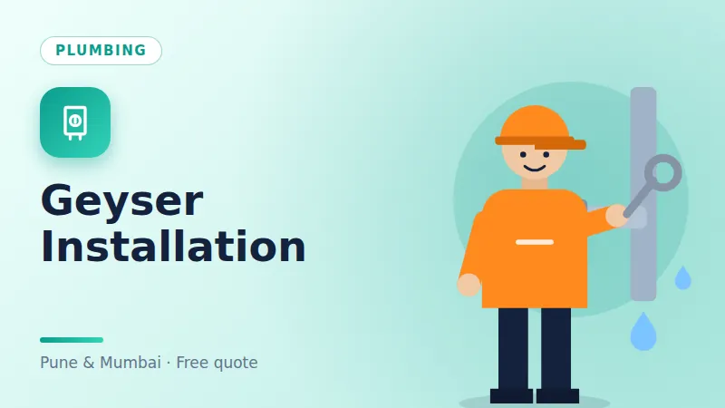 Geyser Installation in Pune
