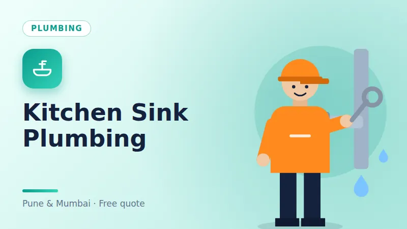 Kitchen Sink Plumbing in Pune