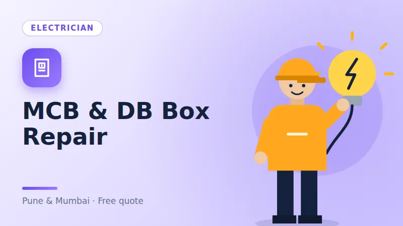 MCB & DB Box Repair in Pune