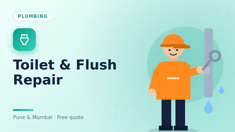 Toilet & Flush Repair in Pune
