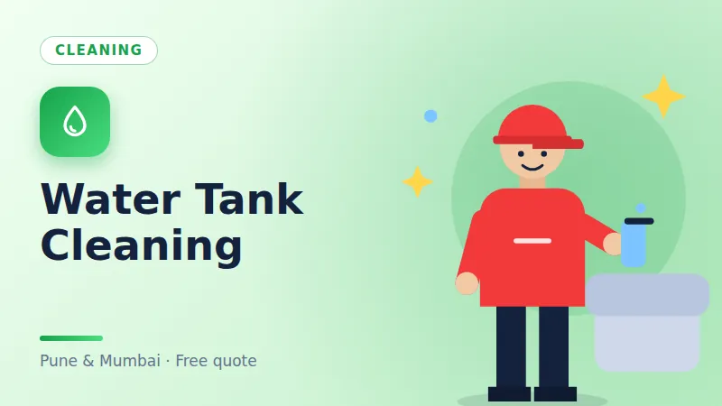 Water Tank Cleaning in Pune