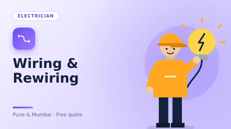 Wiring & Rewiring in Pune